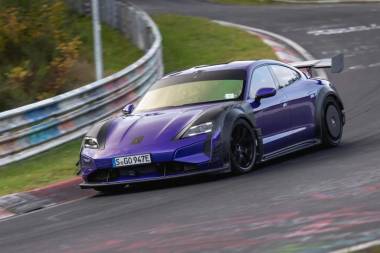 Porsche Taycan Turbo GT Sets Electric Vehicle Lap Record at Nürburgring